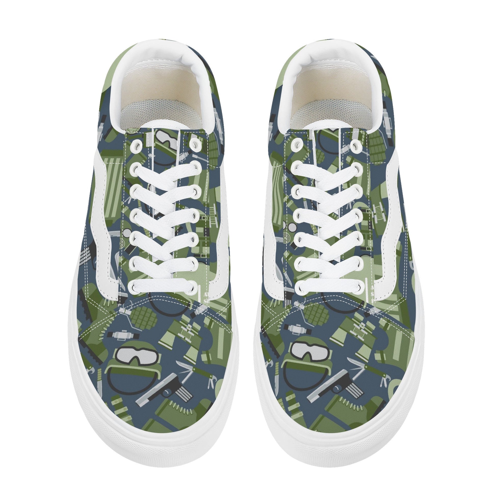 Designer Low Top Flat Sneakers -SF F21 X1 Colloid Colors