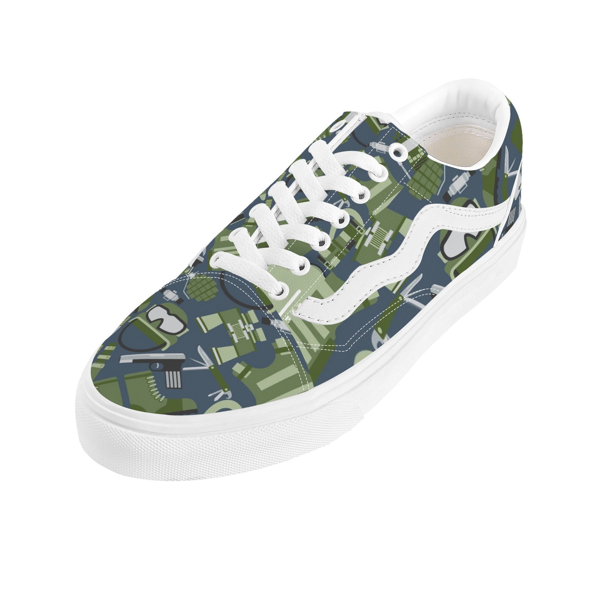 Designer Low Top Flat Sneakers -SF F21 X1 Colloid Colors