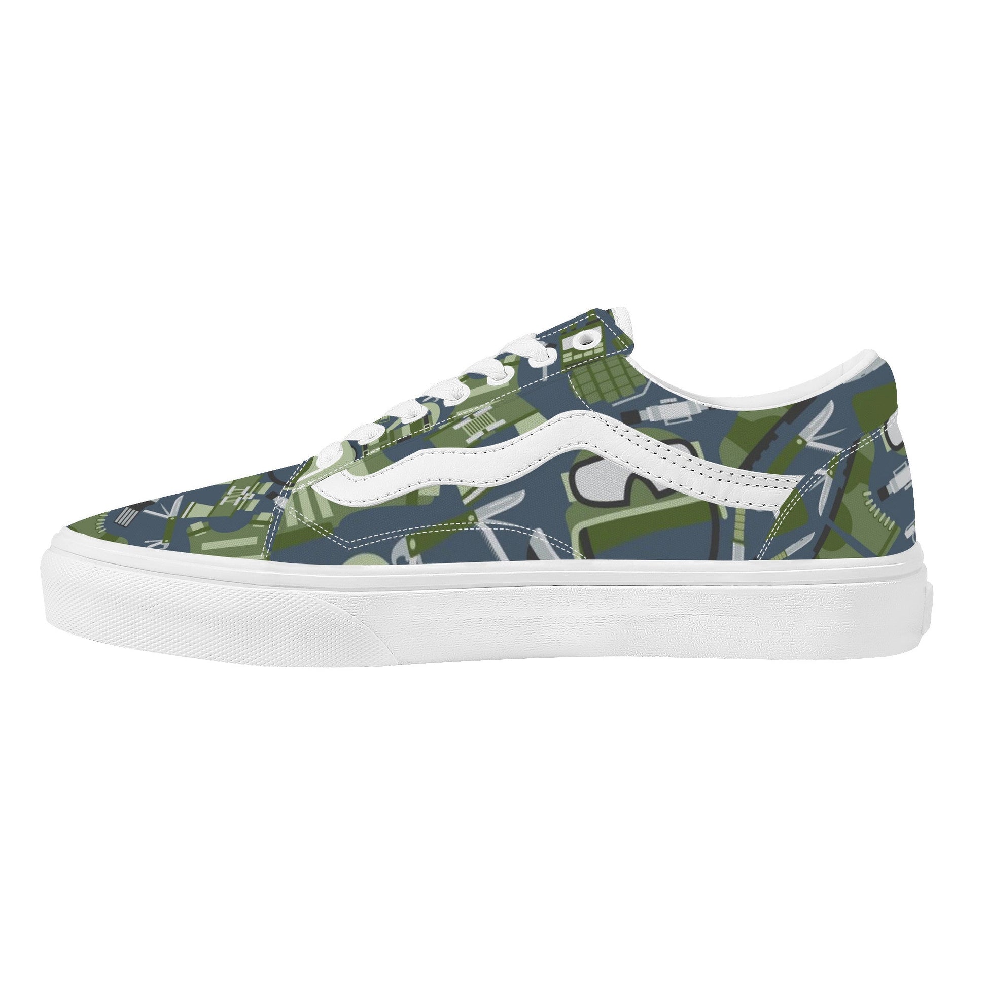 Designer Low Top Flat Sneakers -SF F21 X1 Colloid Colors