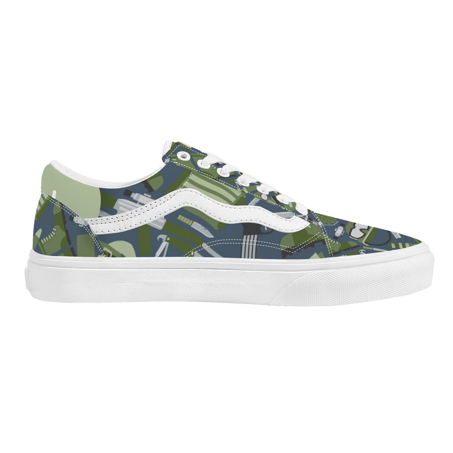 Designer Low Top Flat Sneakers -SF F21 X1 Colloid Colors