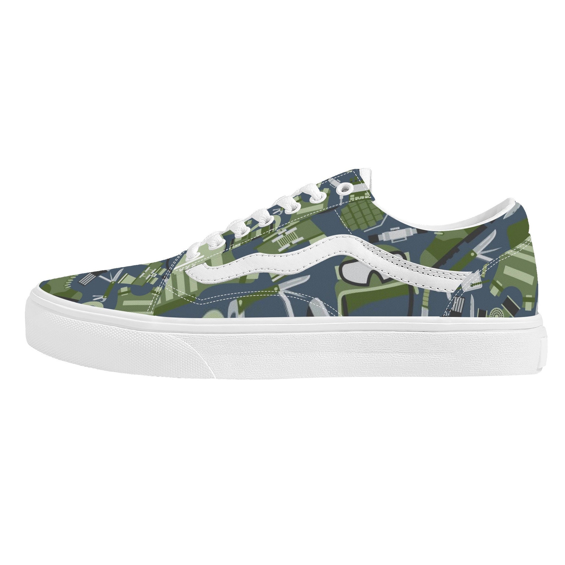 Designer Low Top Flat Sneakers -SF F21 X1 Colloid Colors