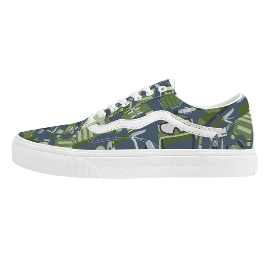 Designer Low Top Flat Sneakers -SF F21 X1 Colloid Colors
