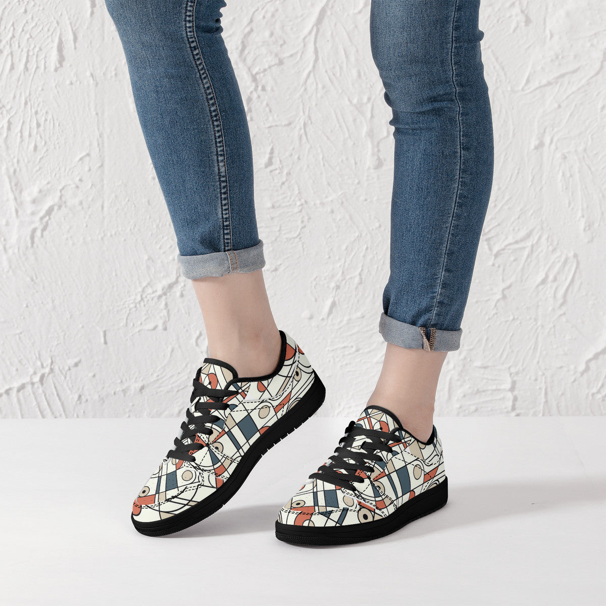 Designer Sneakers Low Top-D15 Black Sole X1 Colloid Colors