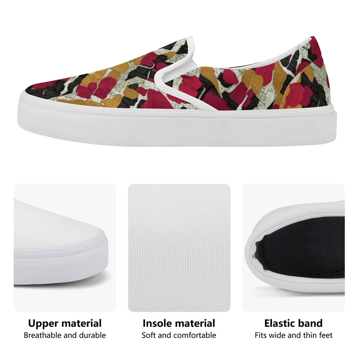 Designer Skate Slip On Shoes - MD X1 Colloid Colors