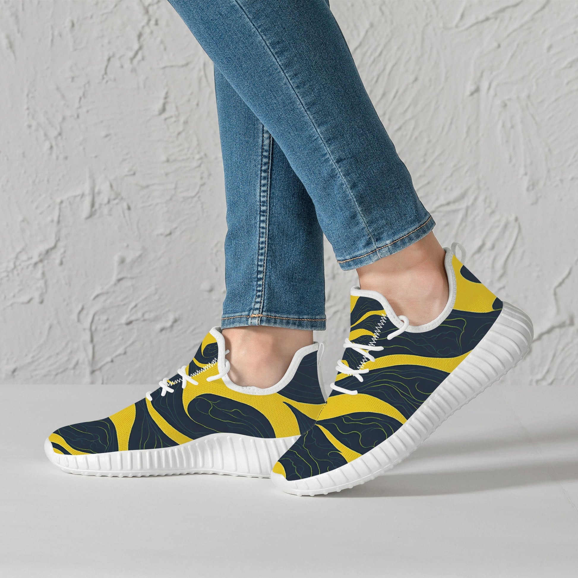Designer Sneakers Casual - D19 Mesh Knit X1 Colloid Colors