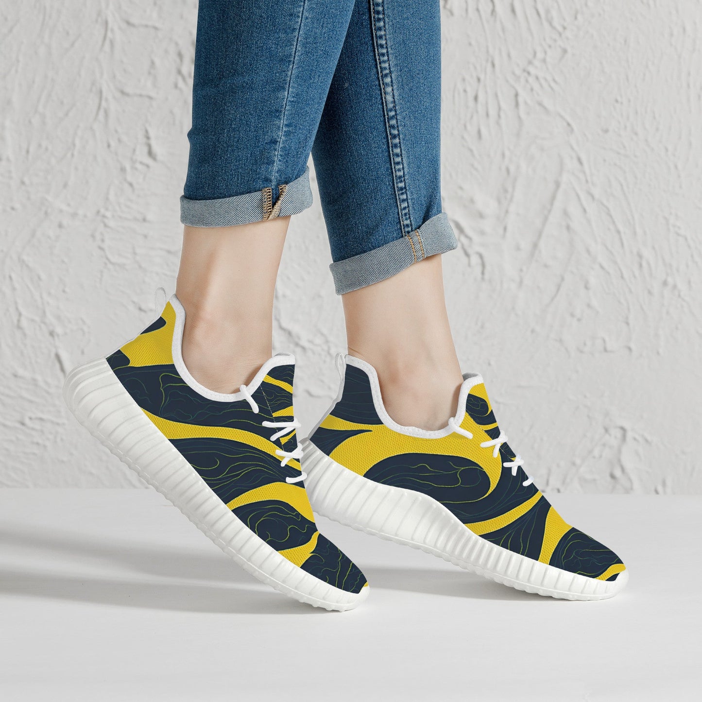 Designer Sneakers Casual - D19 Mesh Knit X1 Colloid Colors