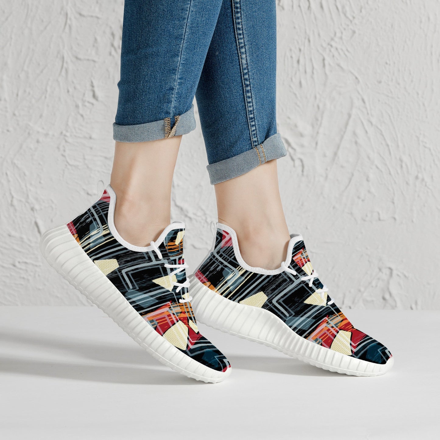Designer Sneakers Casual - D19 Mesh Knit X3 Colloid Colors