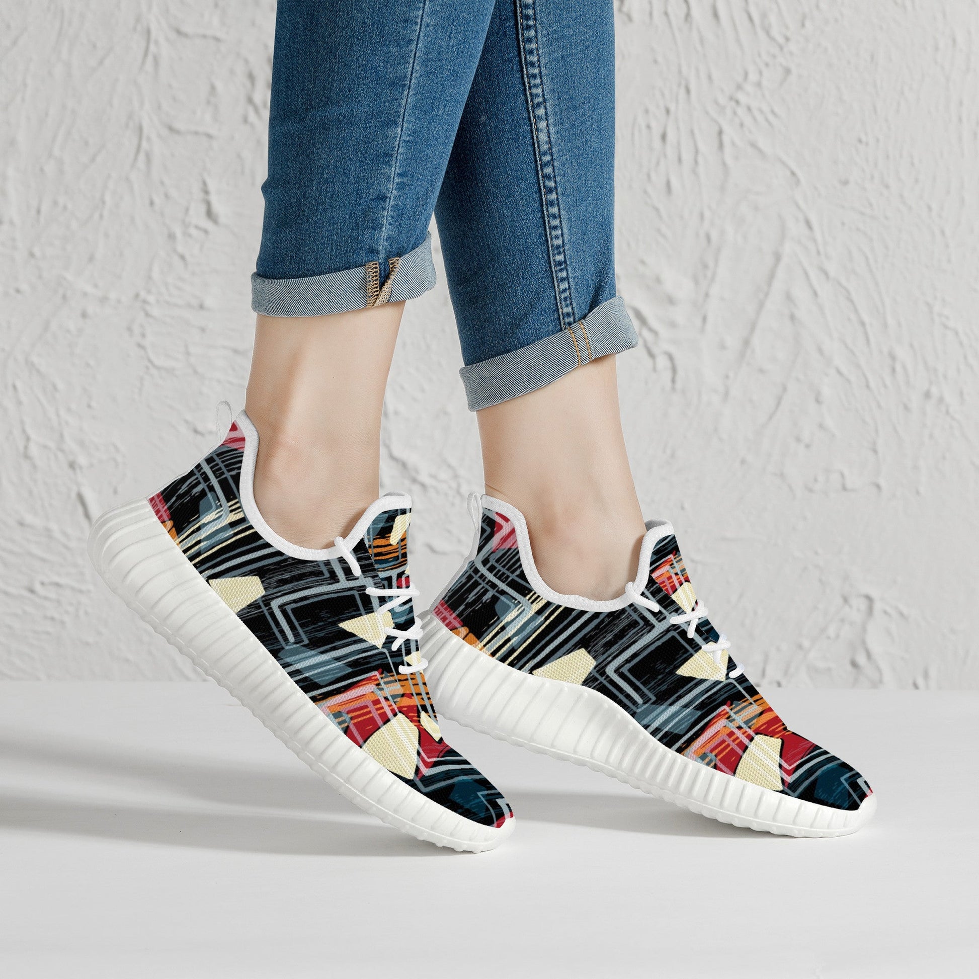 Designer Sneakers Casual - D19 Mesh Knit X3 Colloid Colors