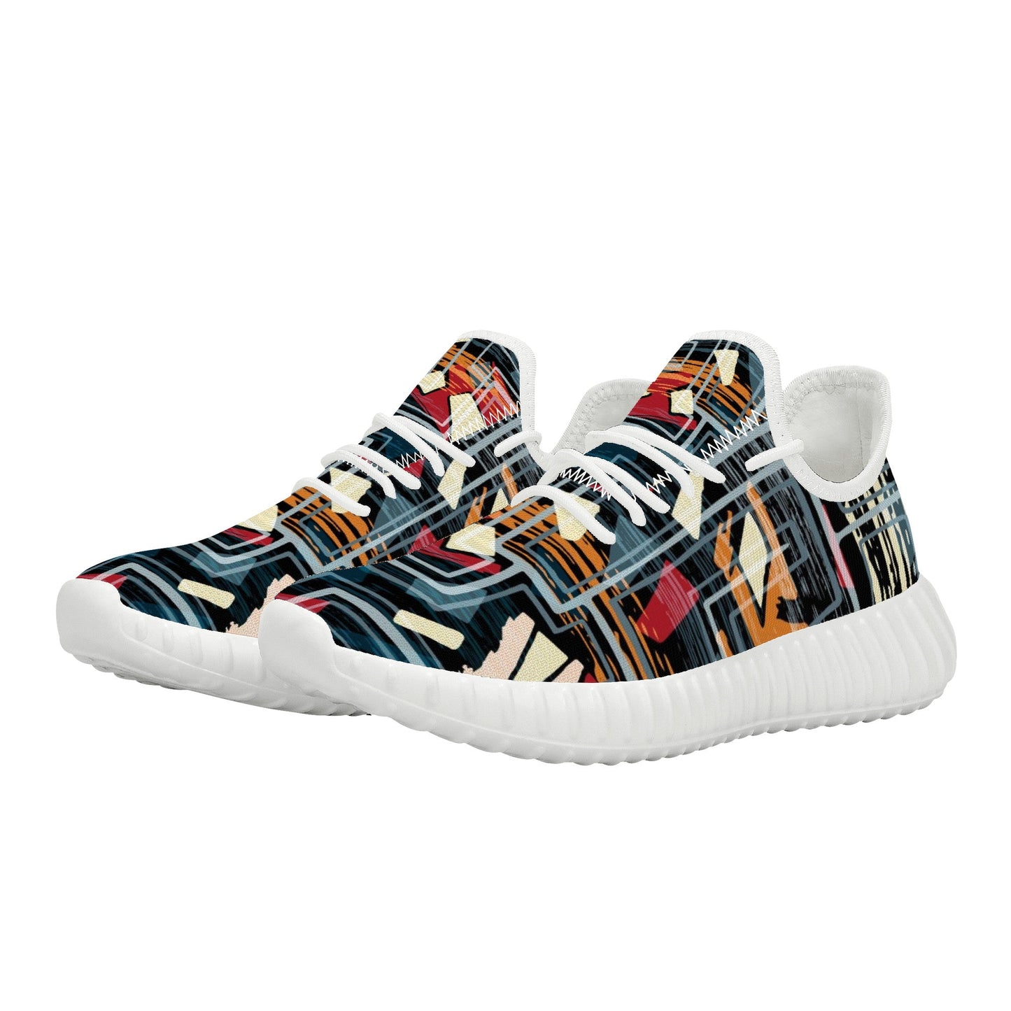 Designer Sneakers Casual - D19 Mesh Knit X3 Colloid Colors