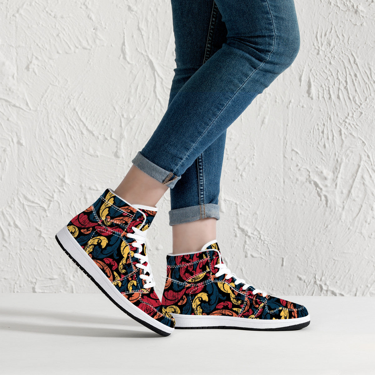 Designer Sneakers High Top Leather-D16 X1 Colloid Colors