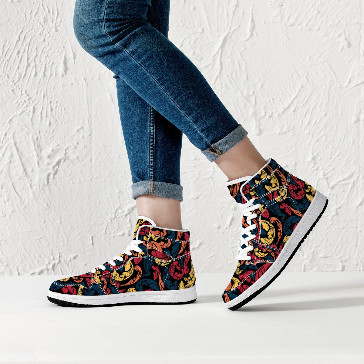 Designer Sneakers High Top Leather-D16 X1 Colloid Colors
