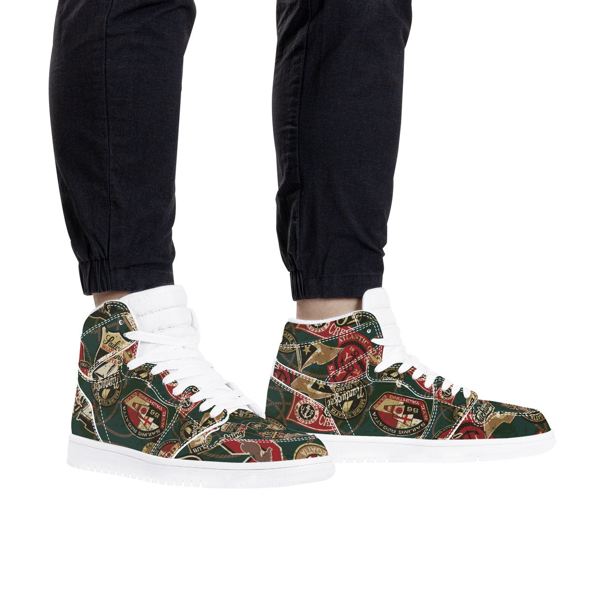 Designer Sneakers High Top Leather-D17 X1 Colloid Colors