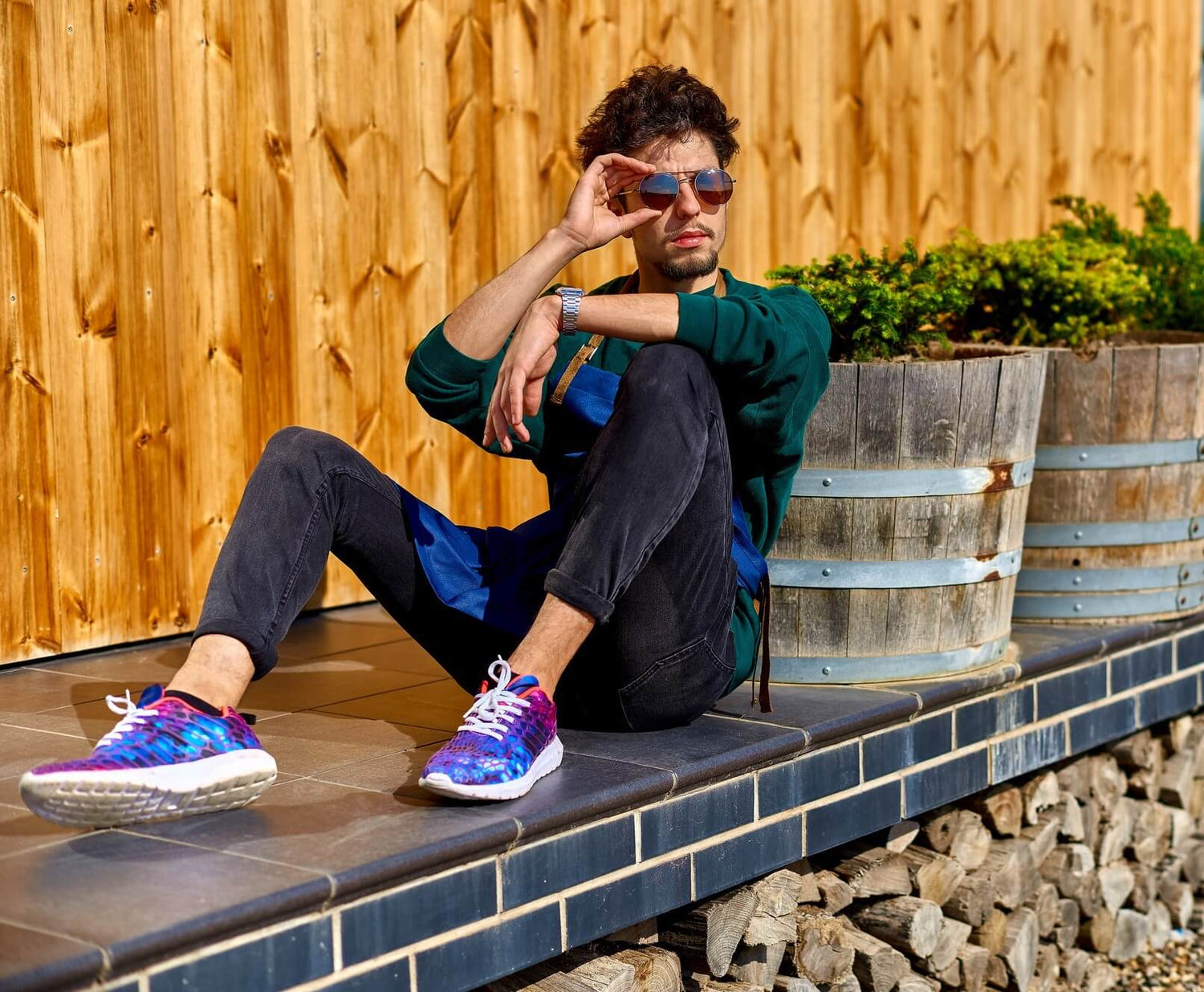 Custom Made Designer Shoes - Men Colloid Colors