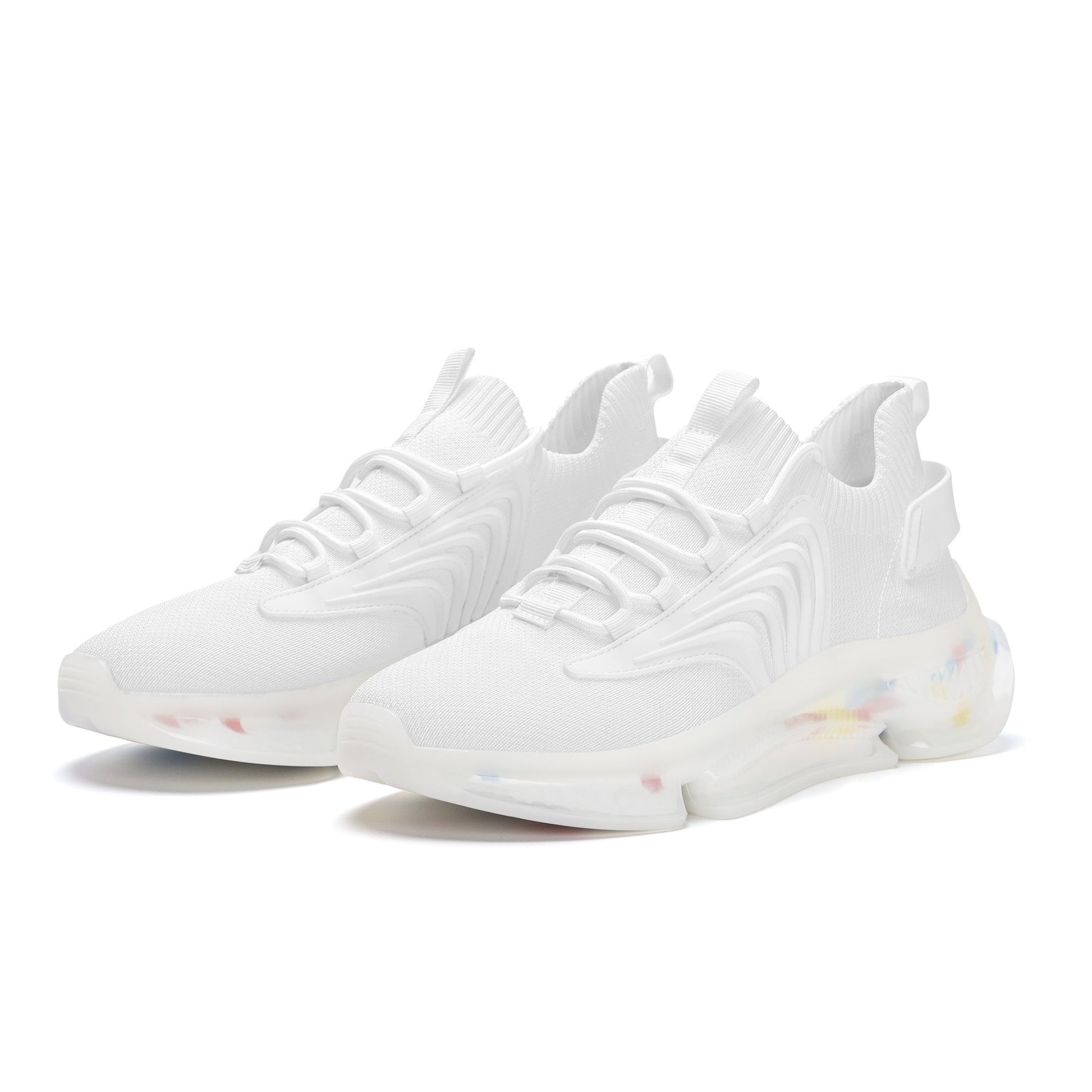 Custom Air Max React Sneakers - White SF S35 Colloid Colors 