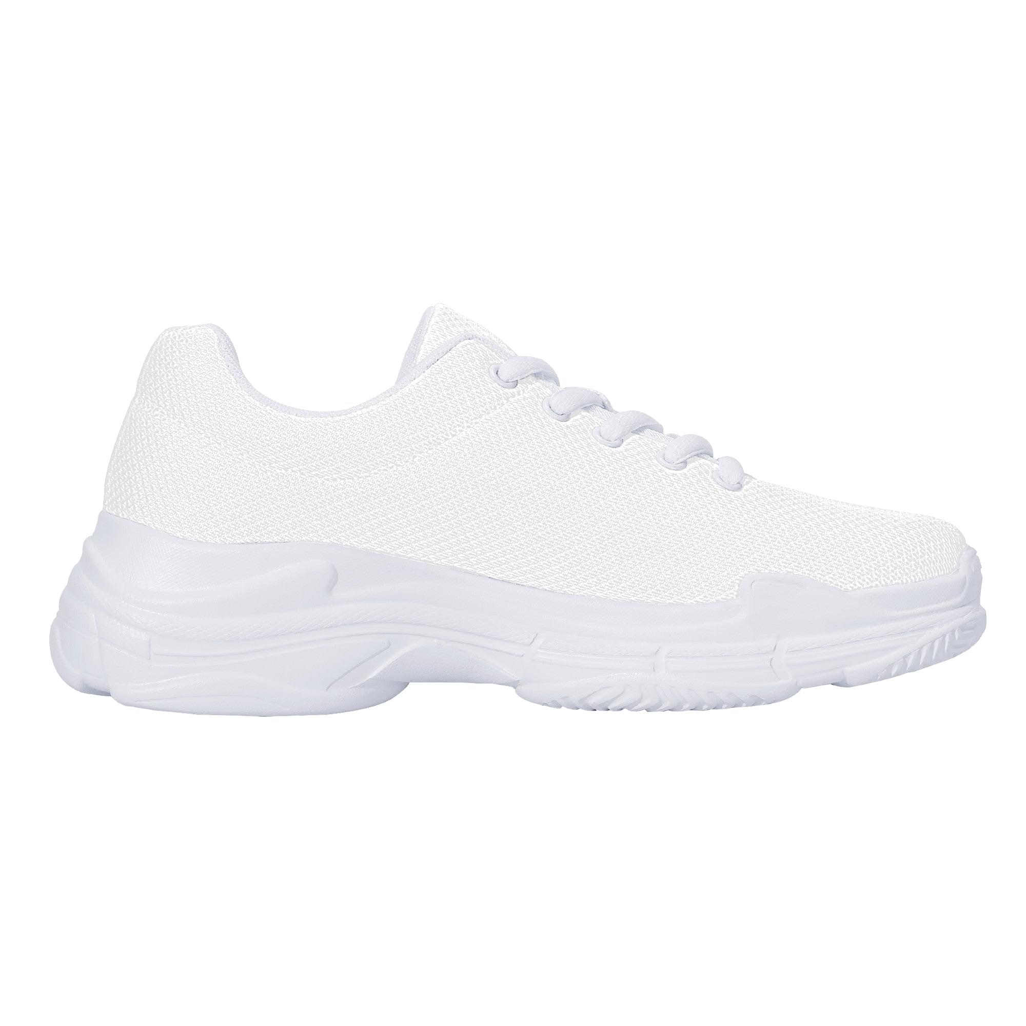 Custom Chunky Running Shoes - White D22 – Colloid Colors