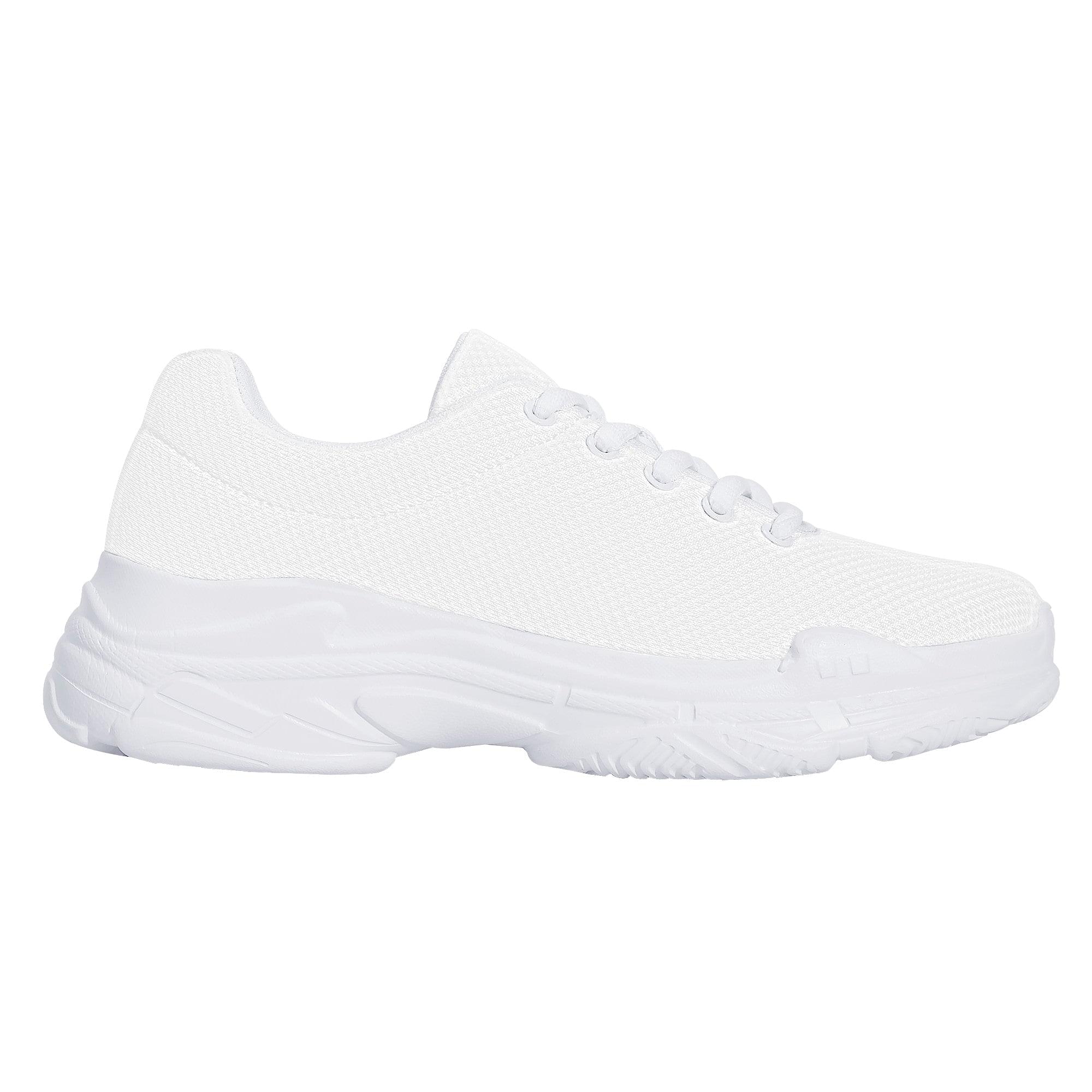 Custom Chunky Running Shoes - White D22 – Colloid Colors