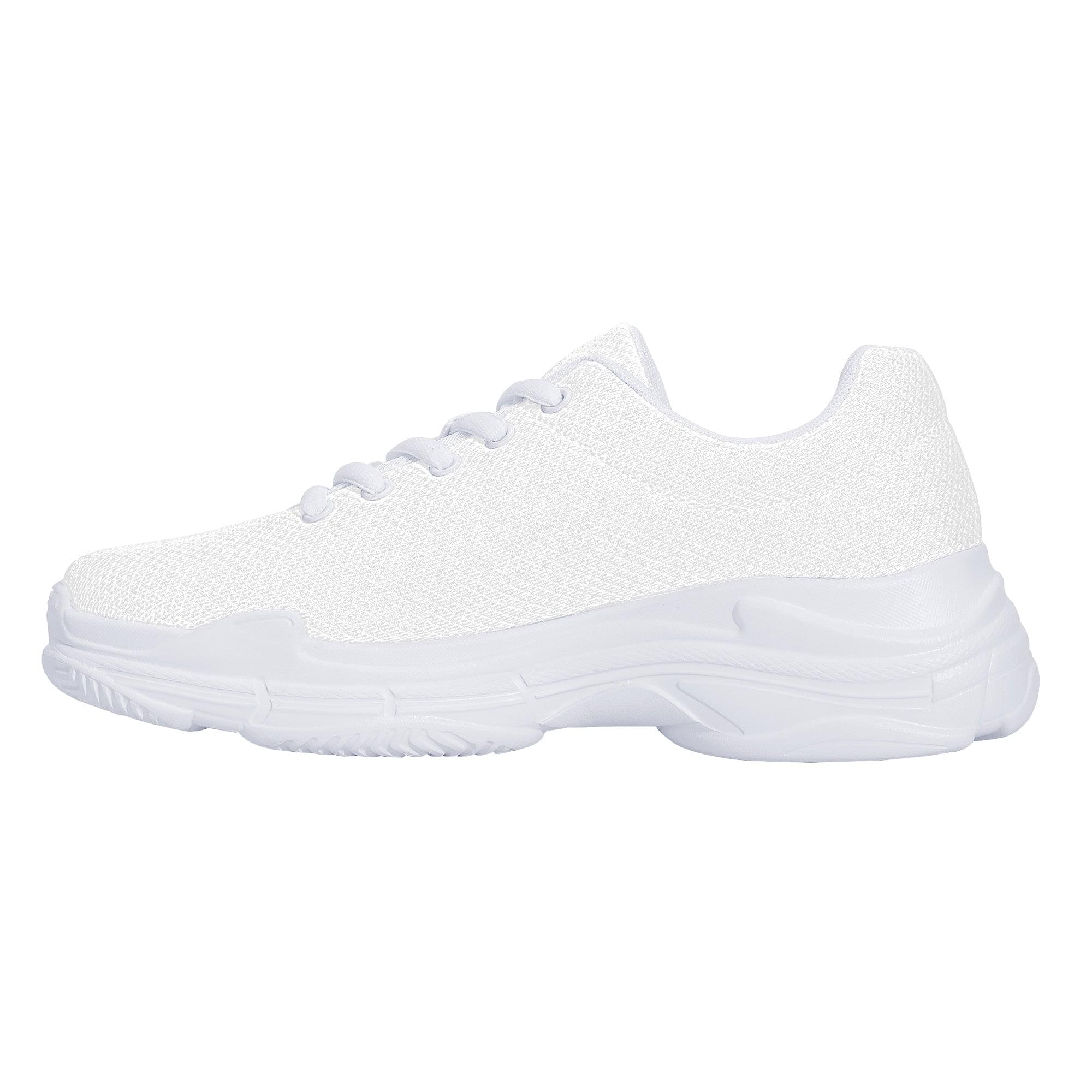 Custom Chunky Running Shoes - White D22 – Colloid Colors