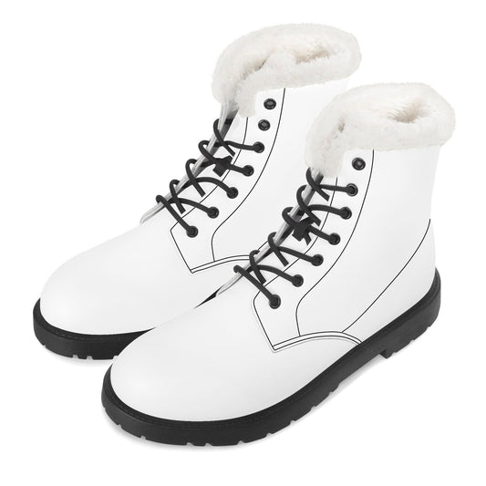 Custom Faux Fur Leather Boot- SF D86 Colloid Colors 