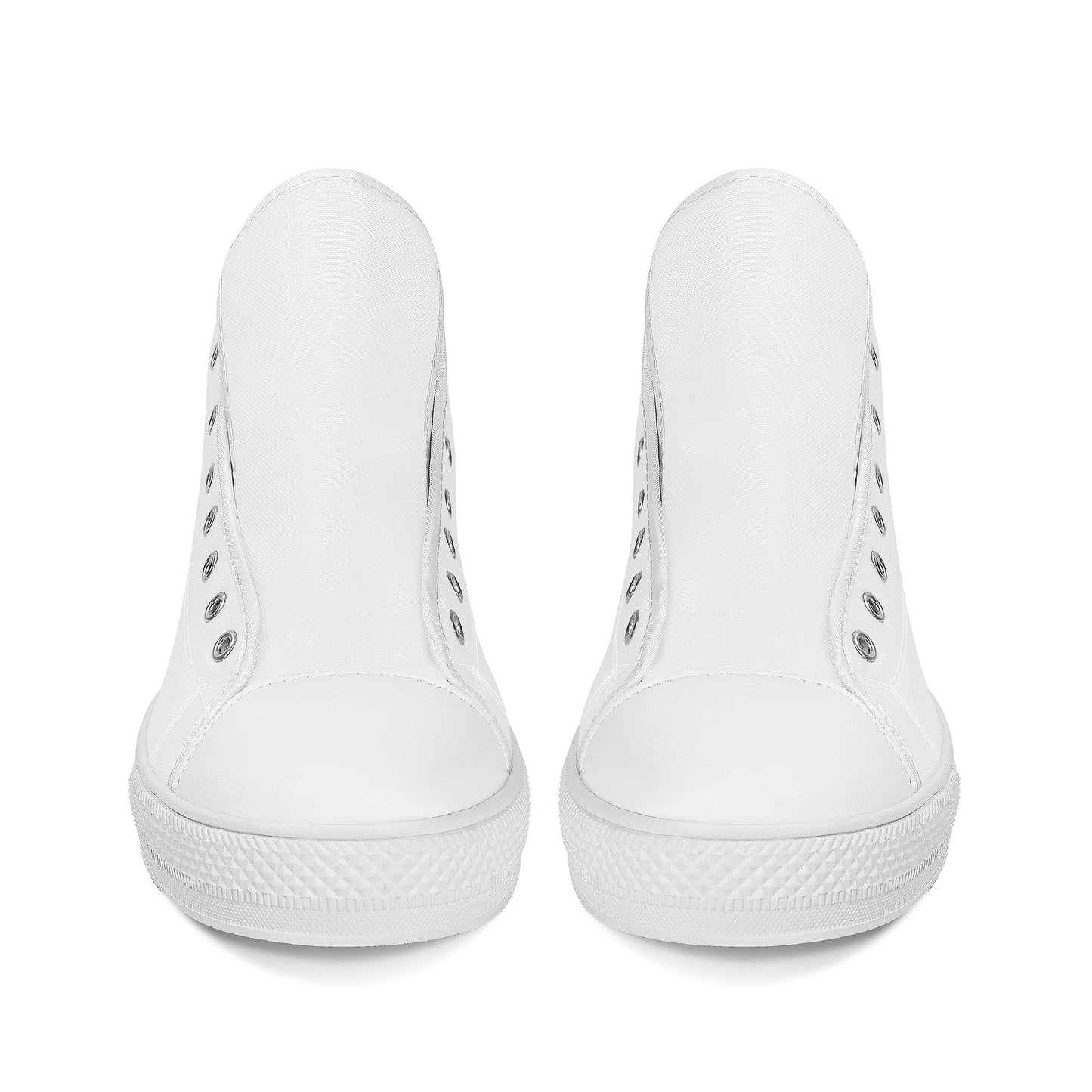 Custom High Top Canvas Shoes- White FWS Colloid Colors 