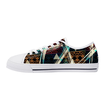 Designer Low Top Canvas Shoes - FXS X3 Colloid Colors 